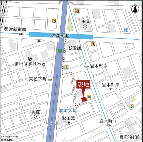 ★仲介手数料無料★ライオンズ千代田岩本町ミレスの地図
