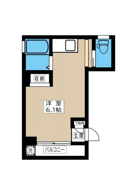 フラット根津の間取り
