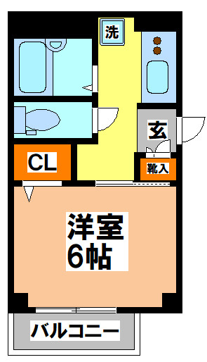三鷹市井の頭２丁目の賃貸マンションの間取り