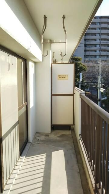 足立区小台２丁目の賃貸マンションのバルコニー
