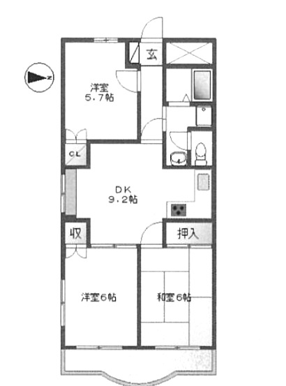 パスタの間取り