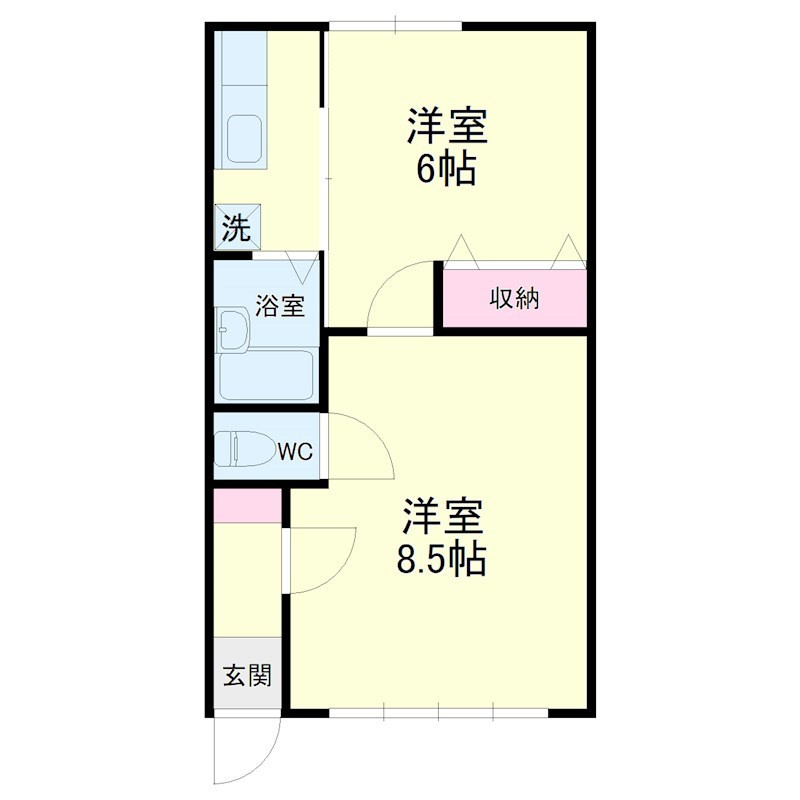 梅原アパート の間取り