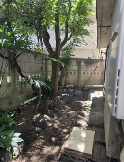 斉藤荘のバルコニー