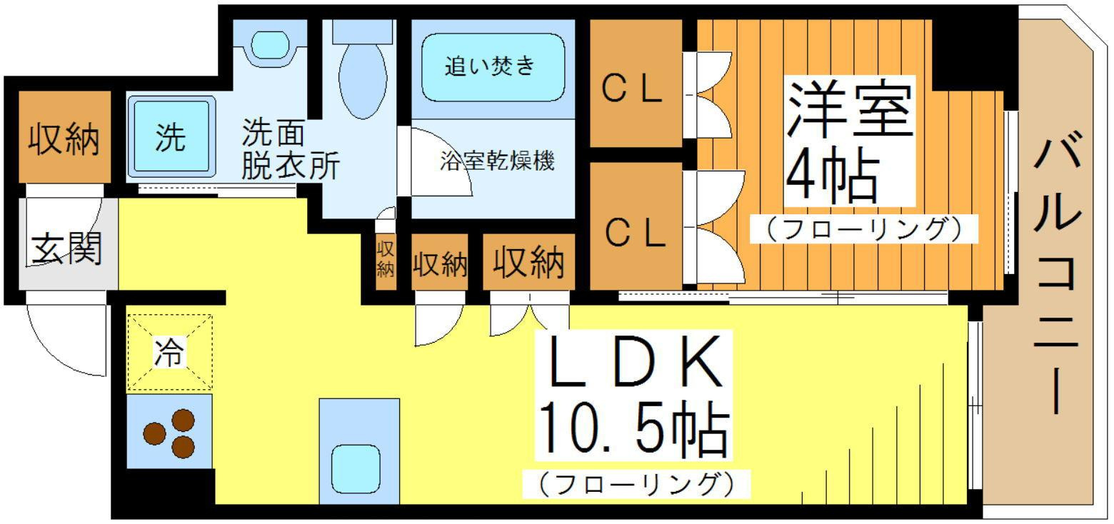 ラ・グラースダイヤモンドマンション桜上水の間取り