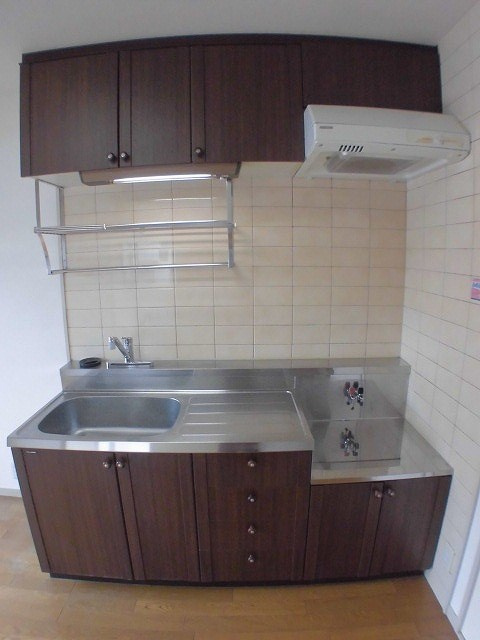 世田谷区桜丘５丁目の賃貸マンションのキッチン|ガス2口キッチン