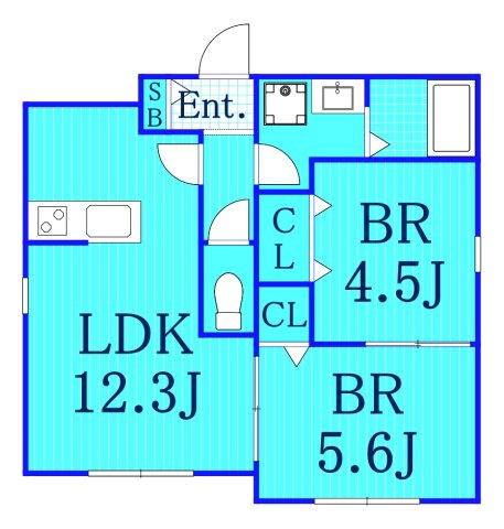 ヴィラタッソ桜木町の間取り