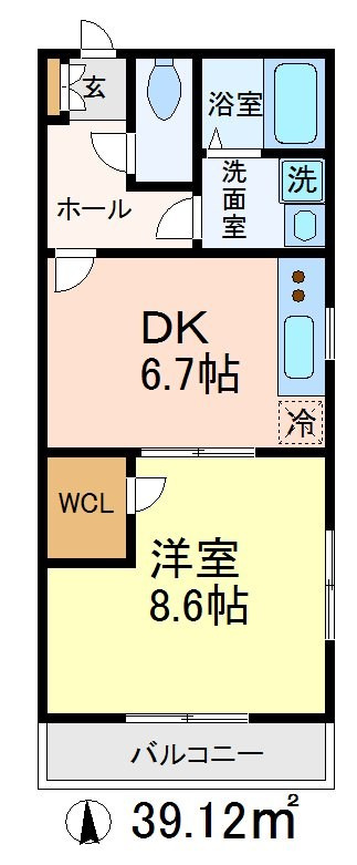 世田谷区砧６丁目の賃貸マンション