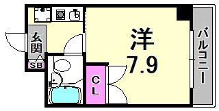 グランシャリオ南塚口の間取り