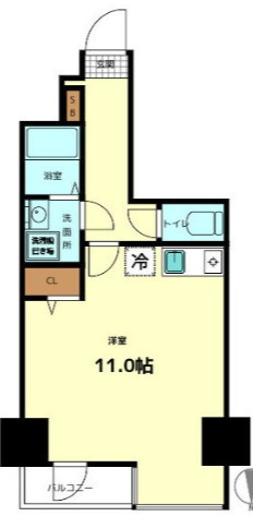 アクセス淀橋の間取り|間取りです。
