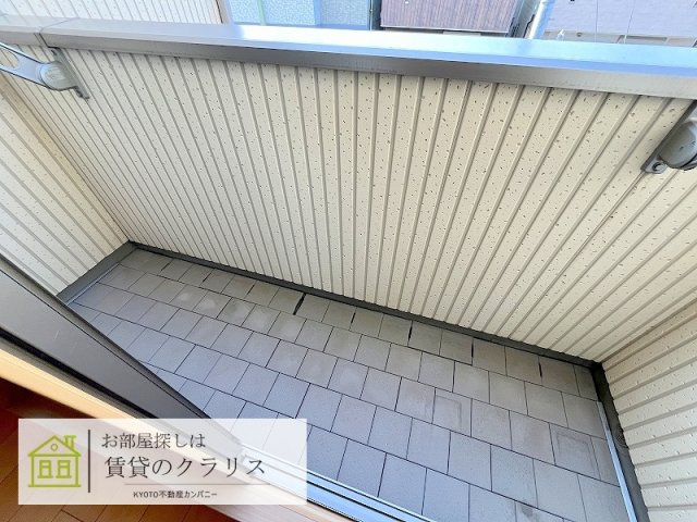 ベルリード京都桂川のバルコニー