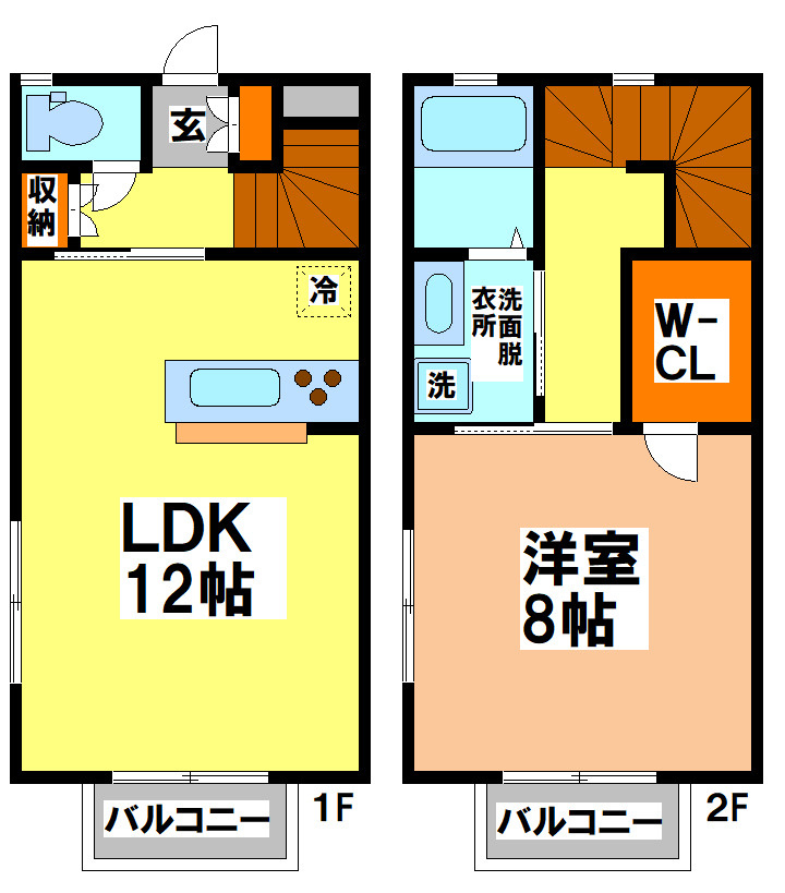 小金井市前原町４丁目のテラスの間取り