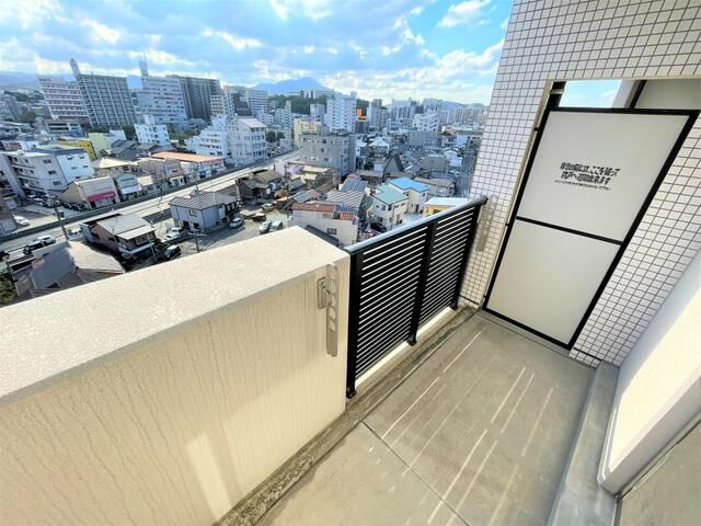 ピノ木町のバルコニー