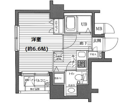 ガラ・シティ駒沢大学の間取り