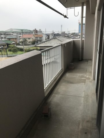 池松コーポⅠのバルコニー