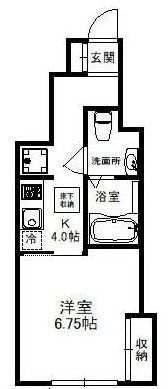クレール代々木公園の間取り|間取りです。