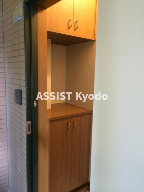 プログレスコート壱番館の玄関
