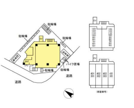 TEC Green Residenceの区画図