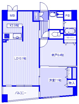 BECK EASTの間取り