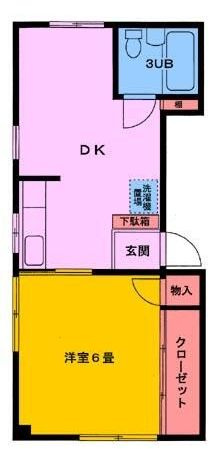 野口ビルの間取り|間取りです。