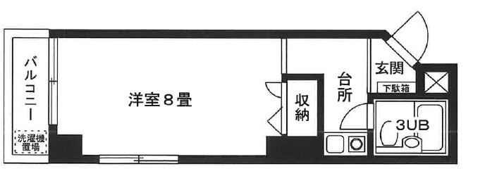 宮下ビルの間取り|間取りです。