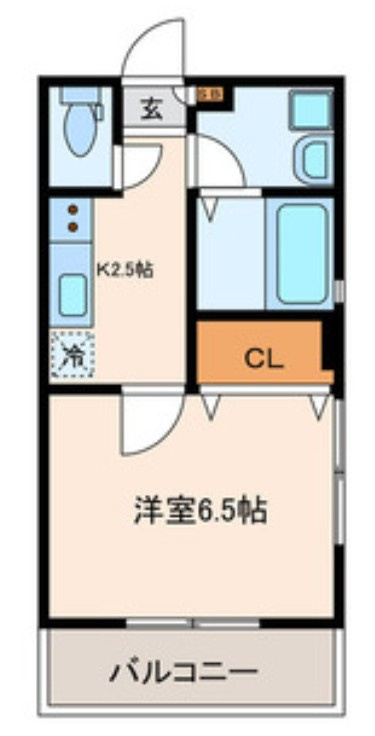 ヴェリーヌ住吉の間取り|間取りです。