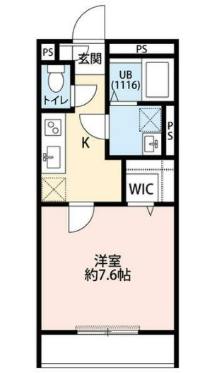 アムール本行徳の間取り|間取りです。