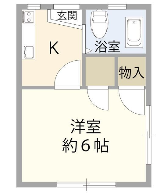 コーポ小泉の間取り|間取りです。