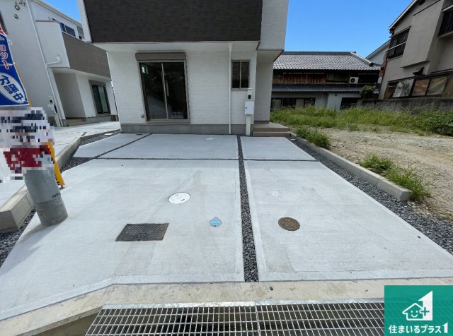 ■豊中市春日町　第3期　新築一戸建ての駐車場|駐車スペース！散水栓があるので、こまめに愛車を洗えます！