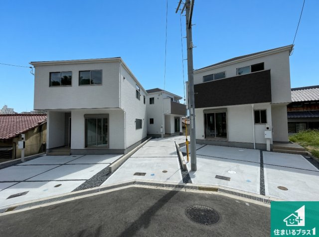 ■豊中市春日町　第3期　新築一戸建ての外観|安心の10年保証！外観を美しく保ち、雨水で汚れを落とします！気になることがありましたら、お気軽にお問い合わせください！