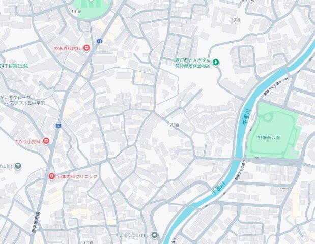 ■豊中市春日町　第3期　新築一戸建ての地図