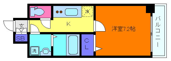 silus東灘深江の間取り