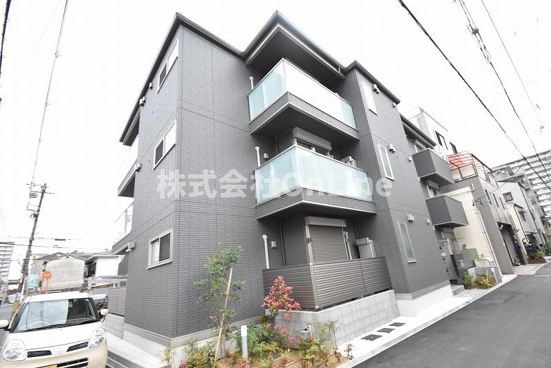 東大阪市足代北２丁目のアパートの外観