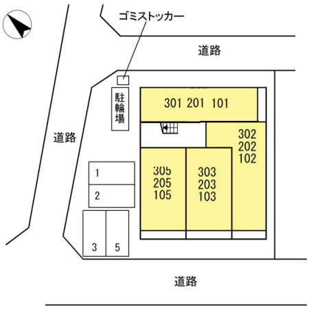 Precious One　（プレシャス　ワン）の区画図
