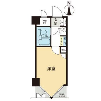ライオンズマンション京都三条第3の間取り