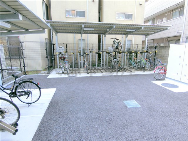 アイルカナーレ品川南のその他共用部分|屋根付きラック式の駐輪場　空き状況等詳細はお問合せください。