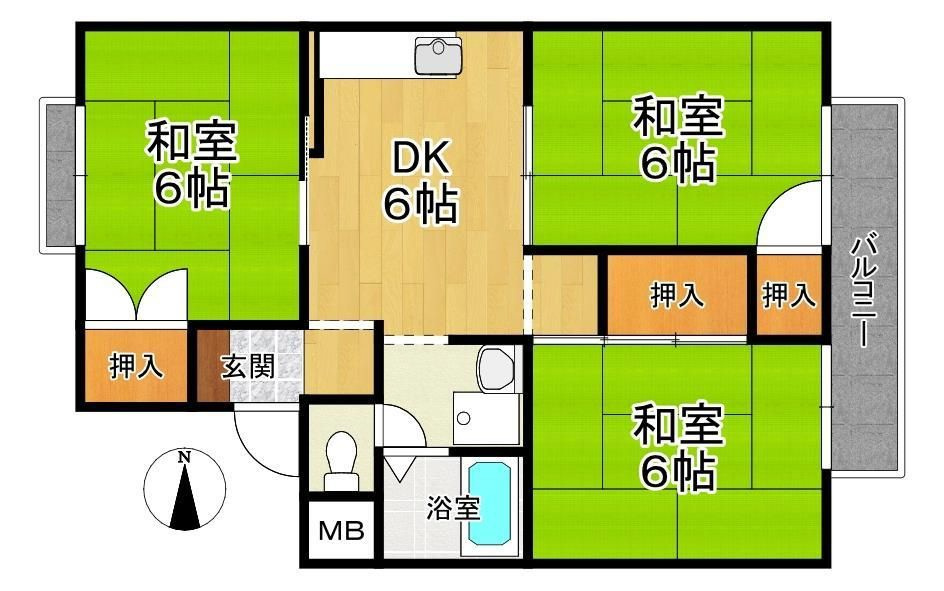 シャルムバレーの間取り
