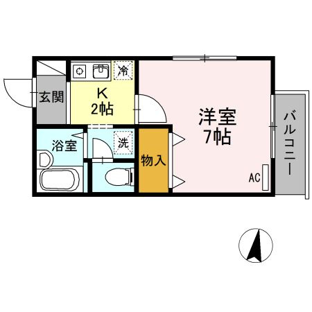 クレール赤羽の間取り