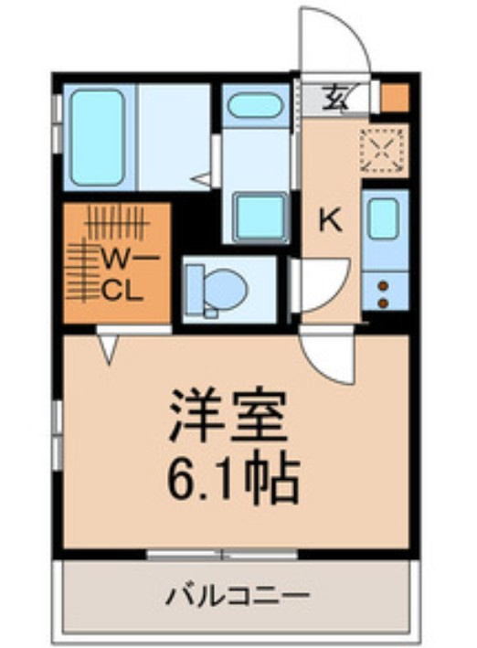 メゾンフォレストの間取り|間取りです。