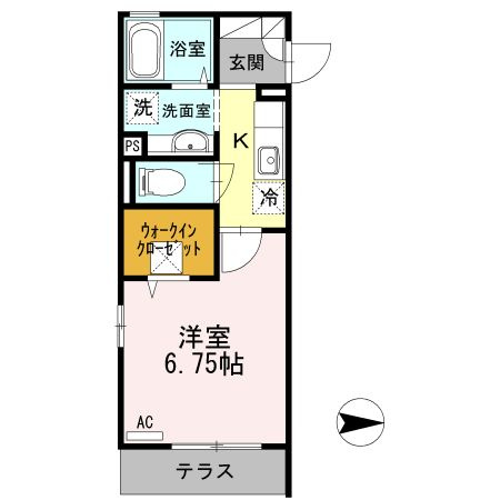 シェルハウス上中里　Ｂの間取り