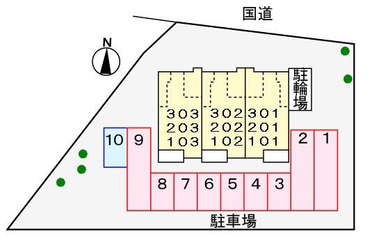 サクラの区画図