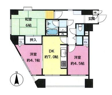 ヴェリティ川越の間取り