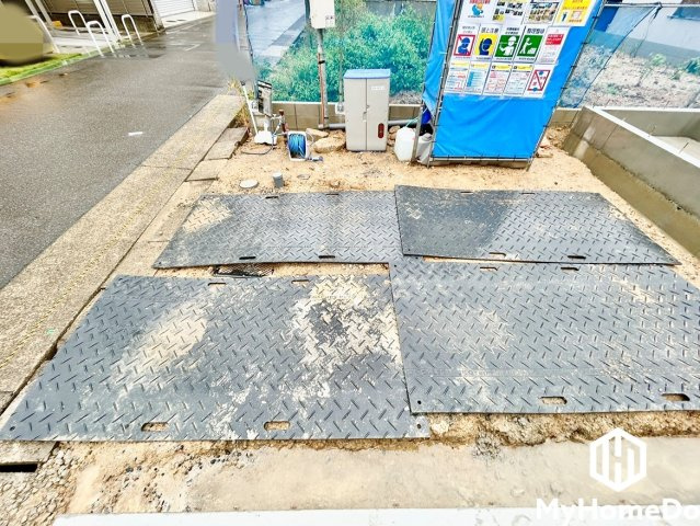 北区六が池町の前面道路含む現地写真