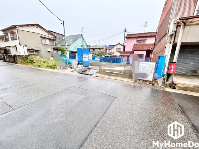北区六が池町の前面道路含む現地写真