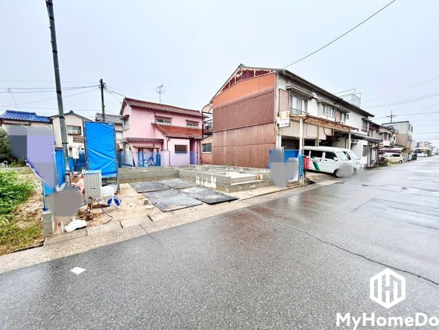 北区六が池町の前面道路含む現地写真