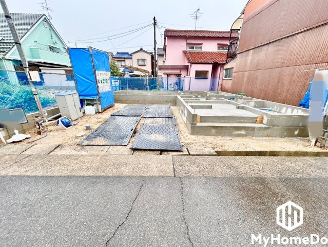 北区六が池町の前面道路含む現地写真