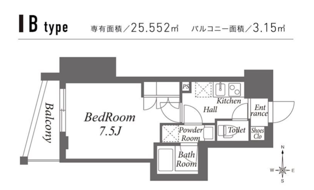 ZOOM池袋Westの間取り