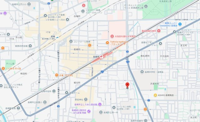 上本町貸家の地図