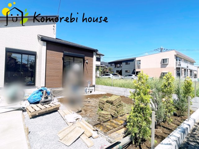 上尾市中妻5丁目　新築一戸建て　ブルーミングガーデン　01の庭|26.9.14