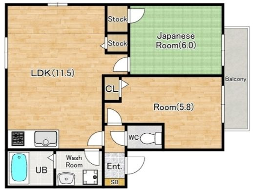 オークビレッジの間取り