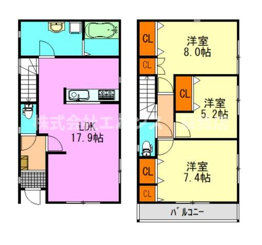【間取り】 | Kolet千葉仁戸名町